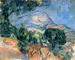 Сезанн Поль, «Гора Сент-Виктуар над дорогой в Толоне», 1904 год. 